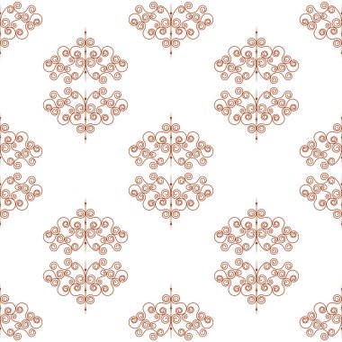 Dikişsiz desen veya sahte öğeleri. Duvar kağıdı, sarma, kumaş, arka plan, giyim, diğer baskı üretimi için modern tarzı.