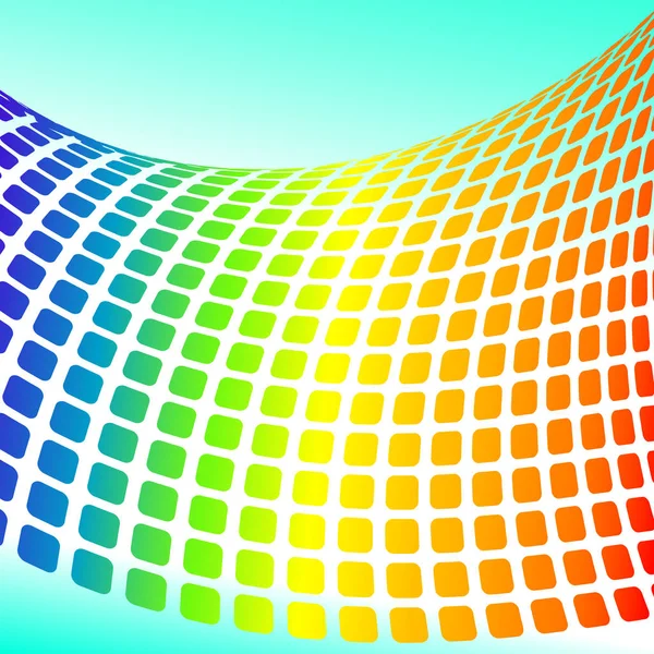 Vector background with halftone rainbow for your design — Stock Vector