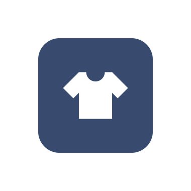 T-shirt simgesi, düz tasarım