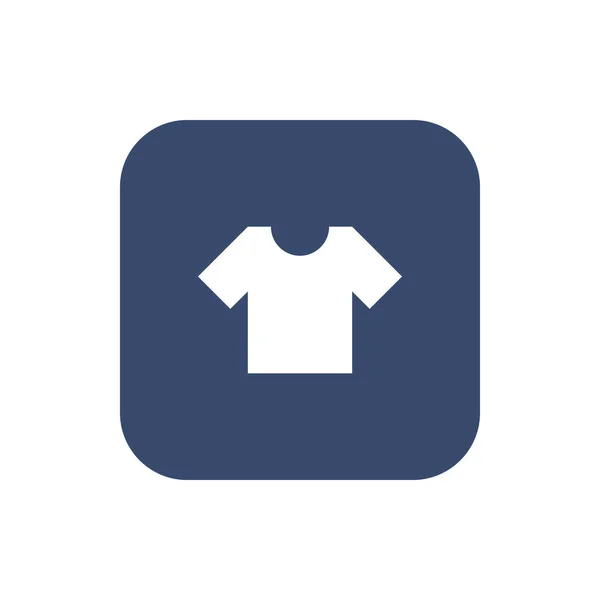 Camiseta icono, diseño plano — Vector de stock