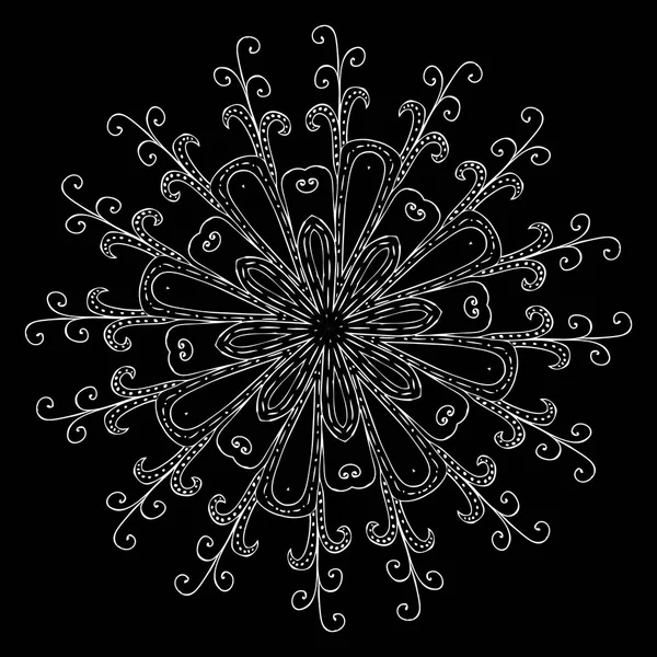 Güzel süs rozeti. Etnik veya dövme tasarımı için.