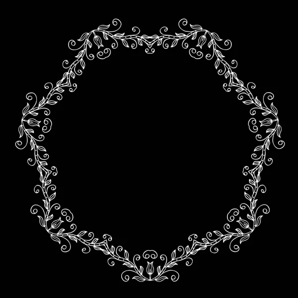 Belle rosette ornementale. Pour la conception ethnique ou tatouage . — Image vectorielle