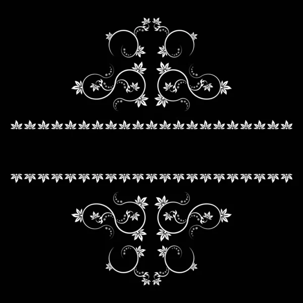 Monogram tasarım ile çerçeve ve süslemeleri.