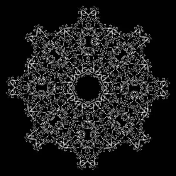 Güzel süs rozeti. Etnik veya dövme tasarımı için.