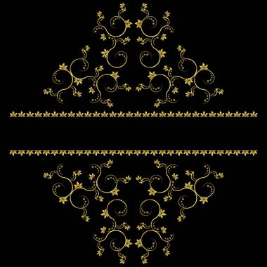 Sayfa dekorasyon elemanları veya monogramlar. Kitap, kart, menü, advertisments, dövme vb tasarımı için kullanılabilir.