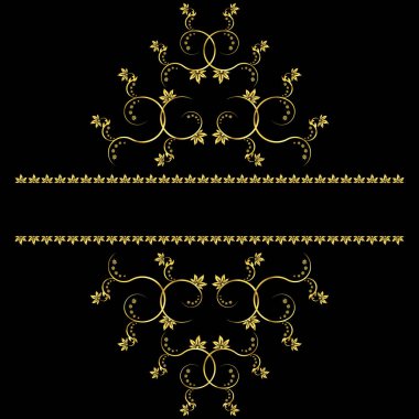 Sayfa dekorasyon elemanları veya monogramlar. Kitap, kart, menü, advertisments, dövme vb tasarımı için kullanılabilir.