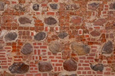 Kırmızı tuğla duvar dokusu