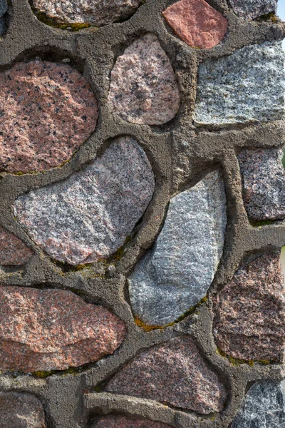 Large stones in concrete background — Stock Photo, Image