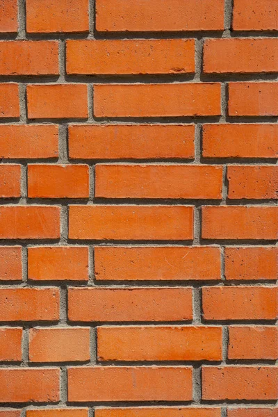 Parede de tijolos vermelhos textura fundo abstrato — Fotografia de Stock