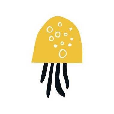 Deniz anası ile yaz çocuklar poster dışarı-in kağıt kesti. Vektör çizim.