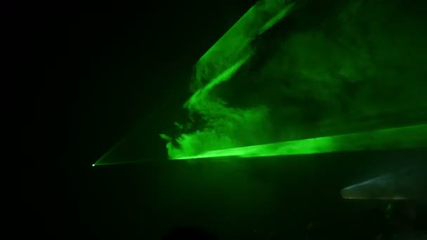 Green Laser Show — Αρχείο Βίντεο