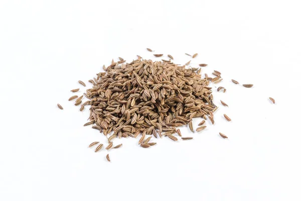 Caraway Seeds Isolated White Background — Stock Photo, Image