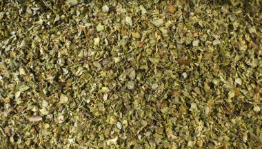 mercanköşk ot arka plan. Doğal baharat doku.