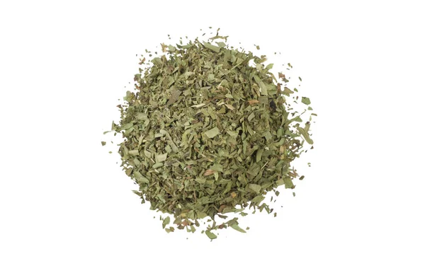 Tarragon Herb Heap Isolated White Background Top View — Stock Photo, Image
