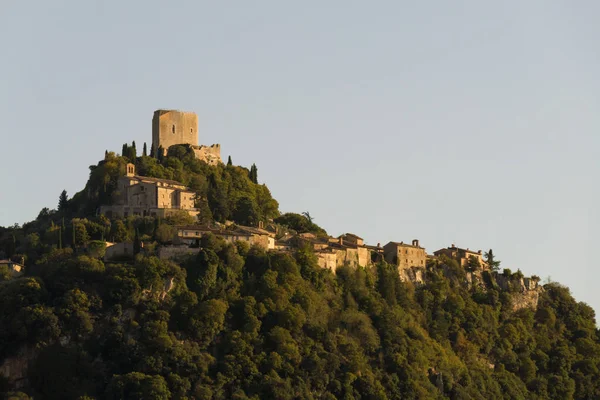 Paisagem Vila Medieval Rocca Orcia Toscana Itália — Fotografia de Stock