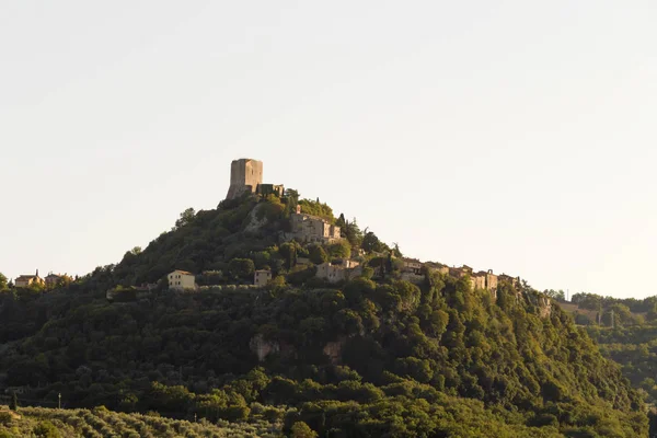 Paisagem Vila Medieval Rocca Orcia Toscana Itália — Fotografia de Stock