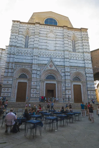Siena Talya Eylül 2019 Siena Katedrali Nin Duomo Siena Panoramik — Stok fotoğraf