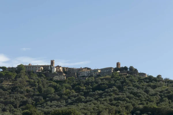 Aldeia Montepescali Toscana Italia — Fotografia de Stock