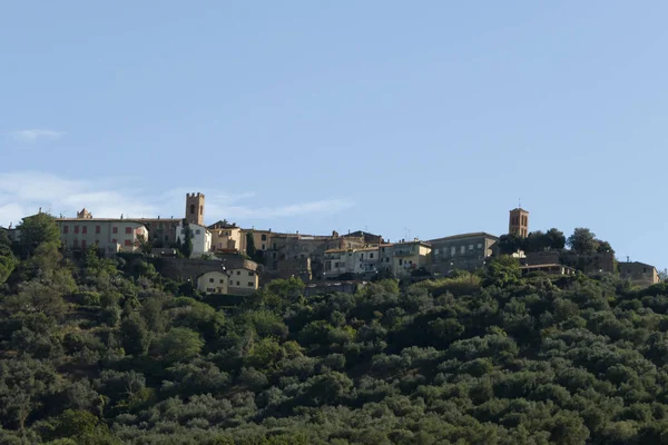 Aldeia Montepescali Toscana Italia — Fotografia de Stock