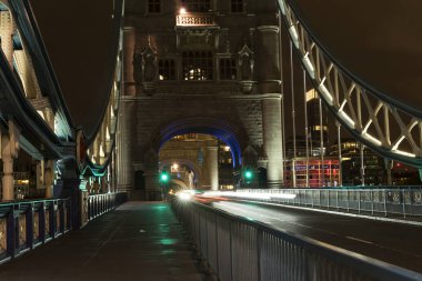 Londra Büyük Britanya, 13 Ekim 2017, ayrıntılarını güzel Tower Bridge, İngiltere'de güzel mimarisi