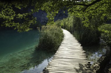 Sibenik, Hırvatistan, 2018-06-02, Milli Park Krka, güzel güneşli bir gün 