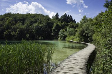 Sibenik, Hırvatistan, 2018-06-02, Milli Park Krka, güzel güneşli bir gün 