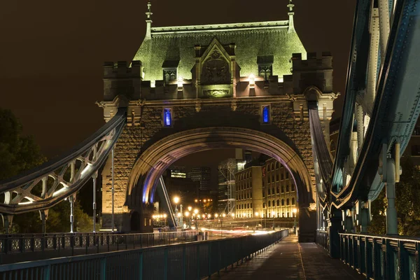 Лондон Велика Великобританії Жовтня 2017 Деталі Красиві Tower Bridge Приємно — стокове фото