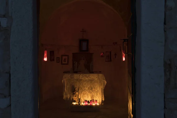 Interior Del Lugar Religioso Edificio — Foto de Stock