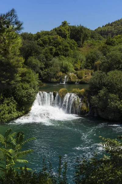 Milli Park Krka, Hırvatistan. Güzel sıcak yaz günü.