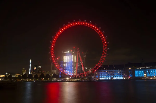 Лондон Великої Британії Жовтня 2017 Образ Знаменитої Очей Чортове Колесо — стокове фото