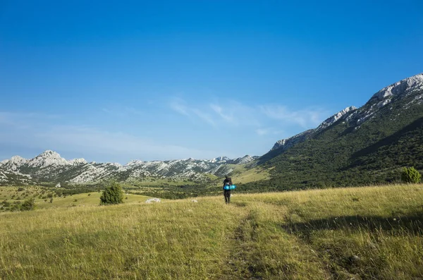 Paklenica Velebit Dağları Hırvatistan'da yürüyüş