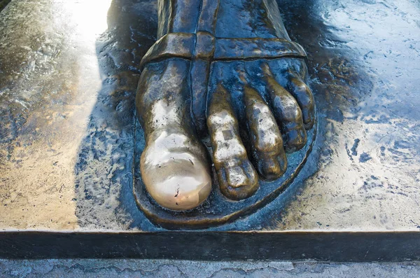 Split, Hırvatistan, 21 Mayıs 2018: Ayrıntılar, Gregorius, Nin heykeli.