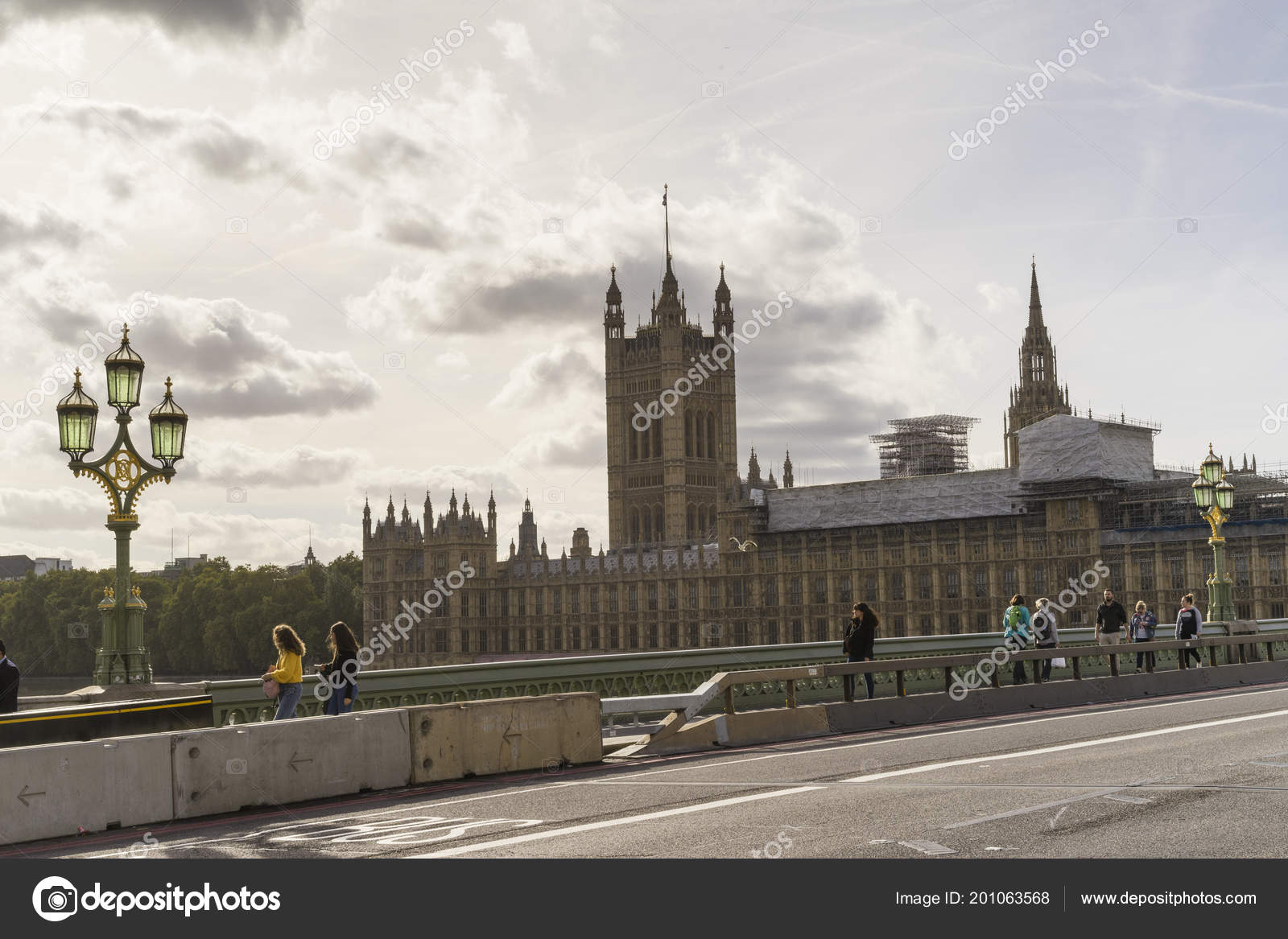 Grand Londres Grande Bretagne Octobre 2017 Gens Marchant Sur - 