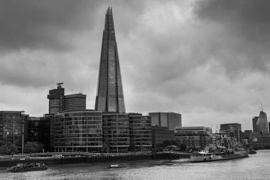 Londra Birleşik Krallık, 13 Ekim 2017, büyük şehir, güzel mimarisi ve İngiltere'de binalar bulutlu sonbahar günü