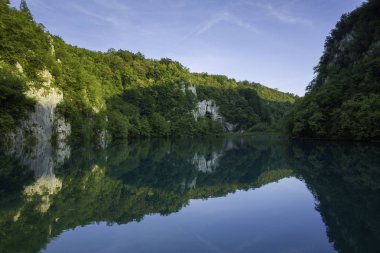 Sibenik, Hırvatistan, 2018-06-02, Milli Park Krka, güzel güneşli bir gün 