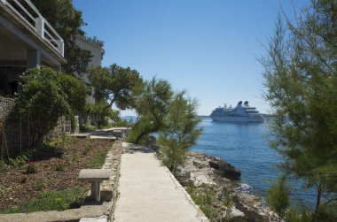 Eski Şehir, Nice açık havada Dalmaçya popüler turistik kentin güzel güneşli bir günde.