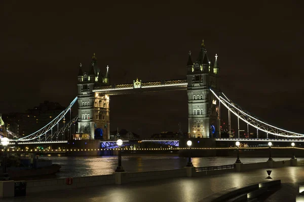 Londra Büyük Britanya Ekim 2017 Ayrıntılarını Güzel Tower Bridge Ngiltere — Stok fotoğraf