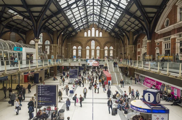London Great Britain Oktober 2017 Waterloo Central Station Schöne Architektur — Stockfoto