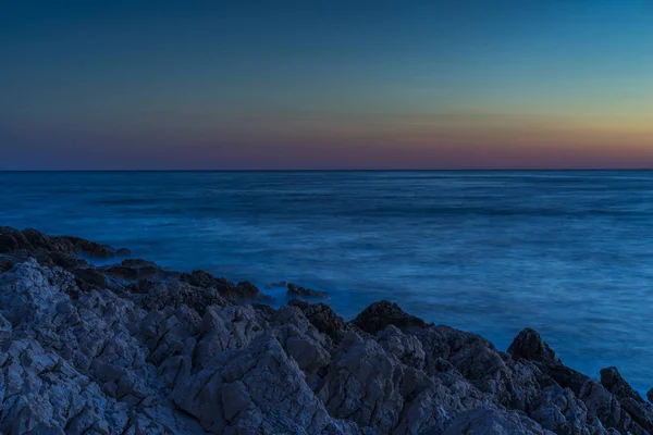 Adriyatik Denizi Hırvatistan, Europe, güzel gün batımı.