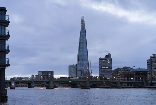 London Nagy Britannia Október 2017 Beautiful Hajnal Város Kék Színes — Stock Fotó