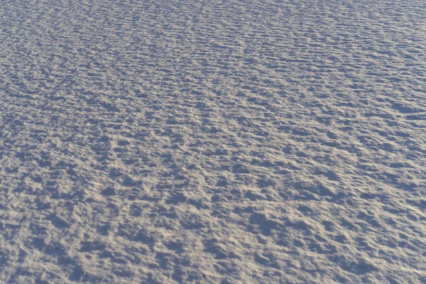 Прекрасні Деталі Білого Снігу Льодовому Озері Під Час Заходу Сонця — стокове фото