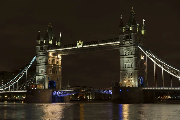 London Nagy Nagy Britanniában Október 2017 Részletek Gyönyörű Tower Bridge — Stock Fotó