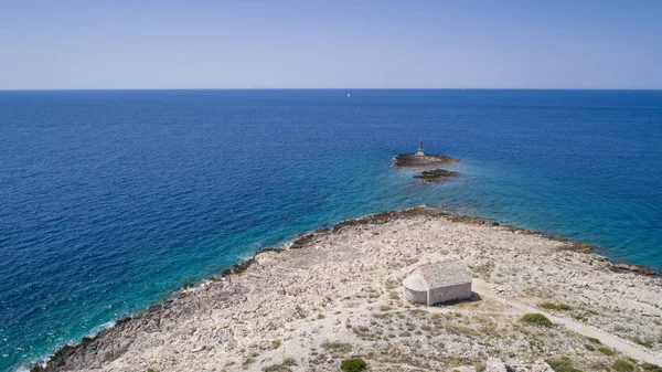 Foto Udara Indah Razanj Dalmatia Kroasia Eropa Nice Alam Dan — Stok Foto