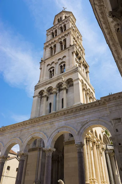 Split Croatia August 2018 Beautiful Sunny Day Old Town Nice — Stock Photo, Image