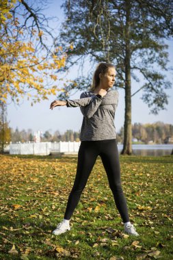 Genç kadın spor eğitim Parkı
