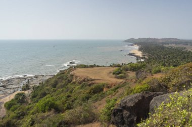 gündüz okyanus kıyı şeridi nin doğal görünümü, seyahat konsepti