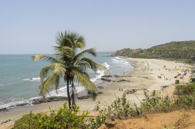 gündüz okyanus kıyı şeridi nin doğal görünümü, seyahat konsepti