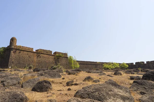 View Ancient Ruins Stoned Fortress Daytime — Stock Photo, Image