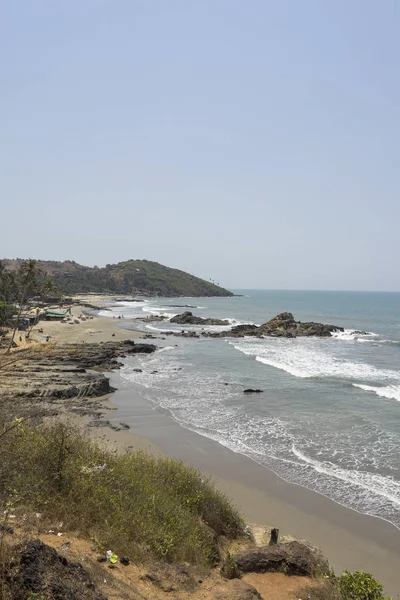 Vue Panoramique Sur Littoral Océanique Jour Concept Voyage — Photo