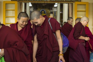 Elbise açık havada Shaolin Budist Monks 